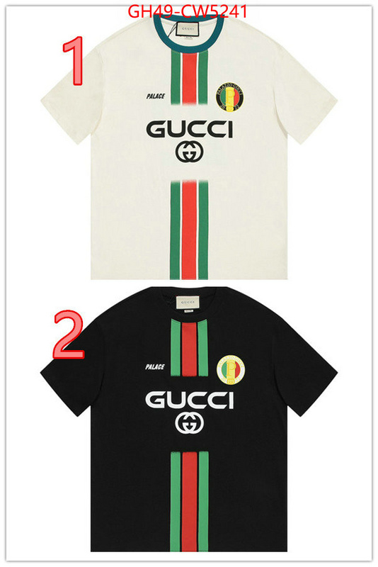 Clothing-Gucci,2023 replica , ID: CW5241,$: 49USD