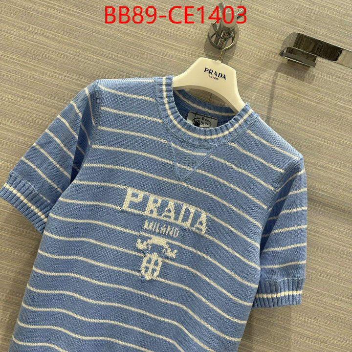 Clothing-Prada,high quality designer , ID: CE1403,$: 89USD