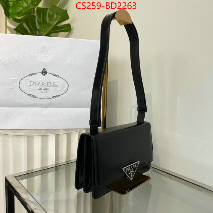 Prada Bags(TOP)-Diagonal-,ID: BD2263,$: 259USD