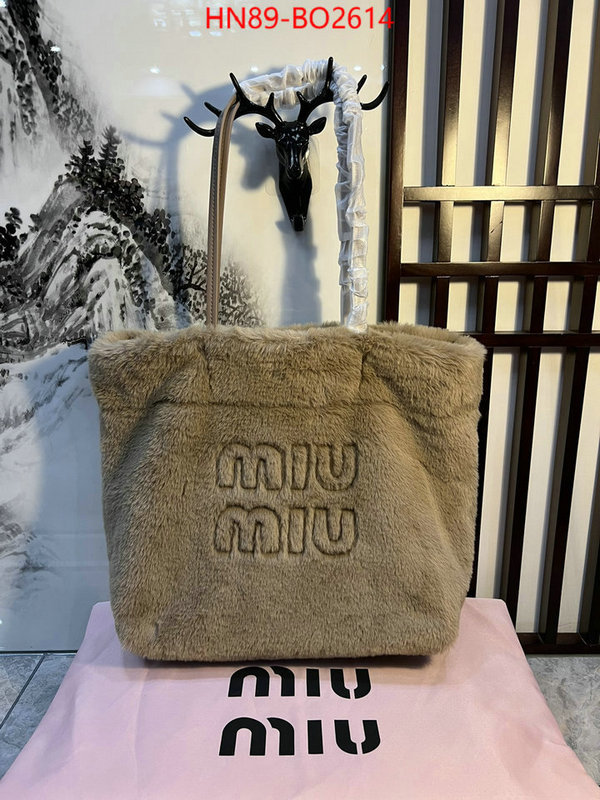 Miu Miu Bags(4A)-Handbag-,high quality perfect ,ID: BO2614,$: 89USD