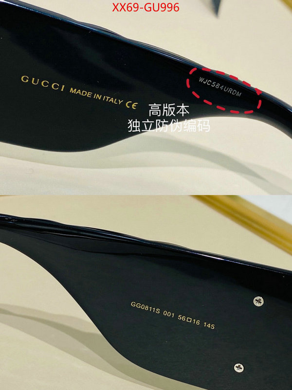 Glasses-Gucci,we provide top cheap aaaaa , ID: GU996,$: 69USD