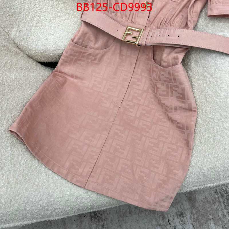 Clothing-Fendi,top quality replica , ID: CD9993,$: 125USD