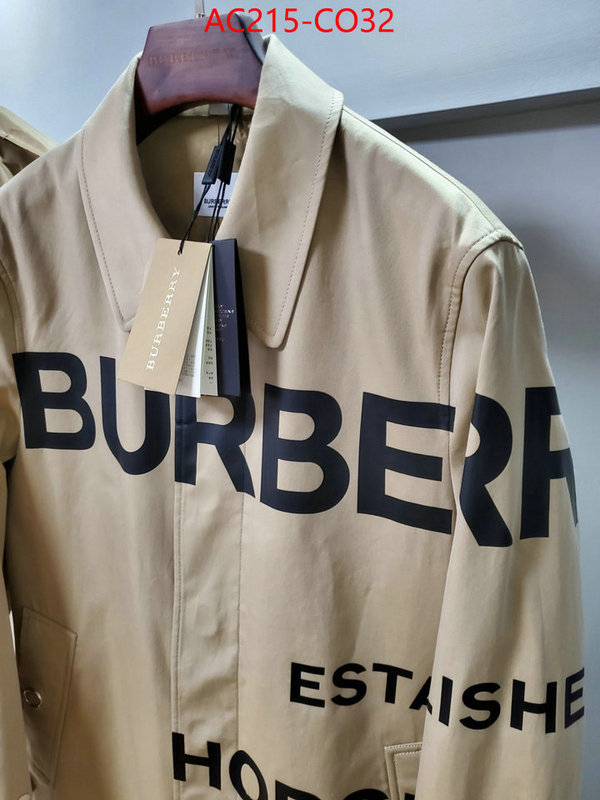 Down jacket Men-Burberry,the quality replica , ID: CO32,$: 215USD