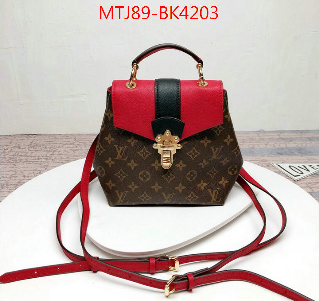 LV Bags(4A)-Backpack-,ID: BK4203,$: 89USD