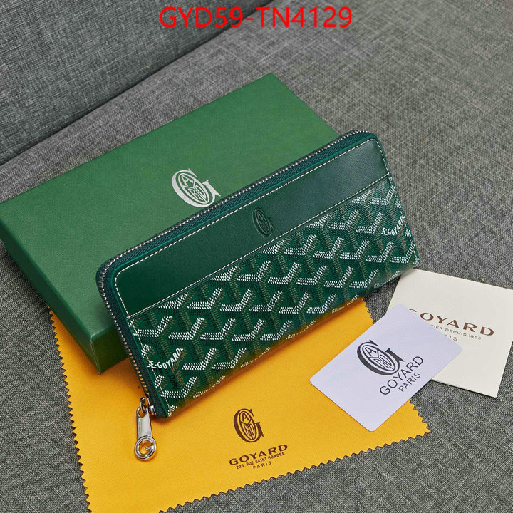 Goyard Bags(4A)-Wallet,aaaaa replica designer ,ID: TN4129,$: 59USD