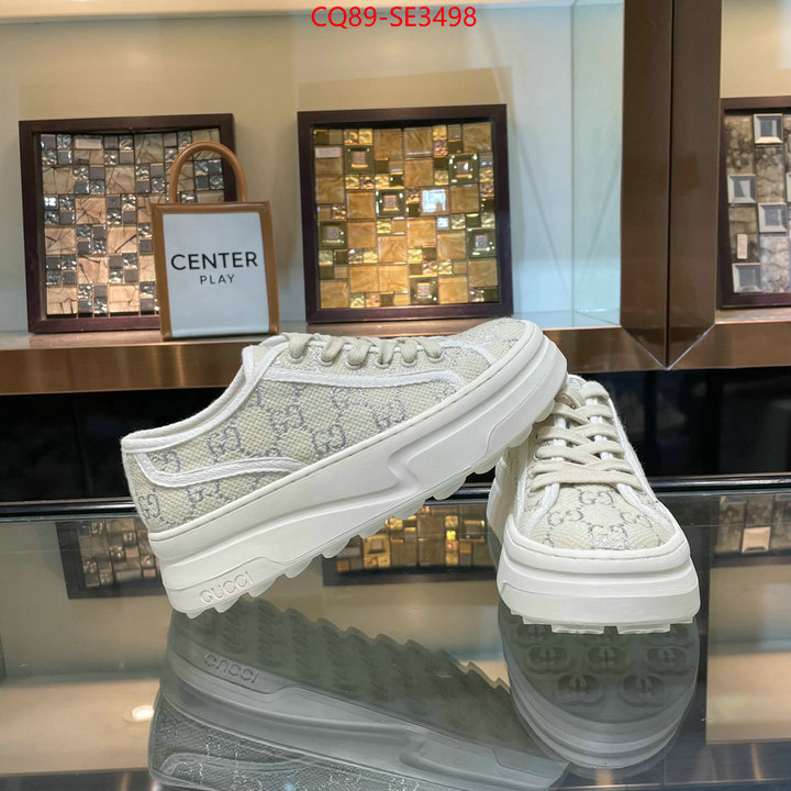 Women Shoes-Gucci,fake aaaaa , ID: SE3498,$: 89USD