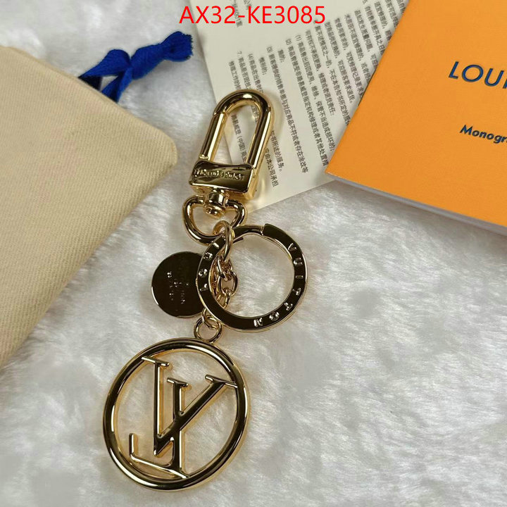 Key pendant-LV,fashion replica ,ID: KE3085,$: 32USD