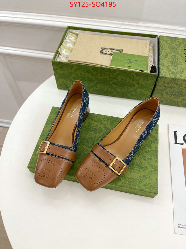 Women Shoes-Gucci,high quality 1:1 replica , ID: SO4195,$: 125USD