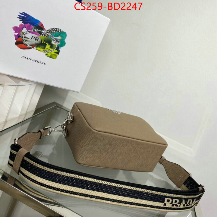 Prada Bags(TOP)-Diagonal-,ID: BD2247,$: 259USD