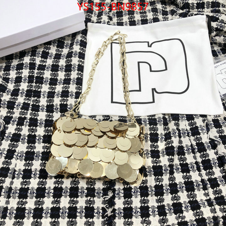 Paco Rabanne Bags (TOP)-Diagonal-,shop designer replica ,ID: BN9857,$: 155USD