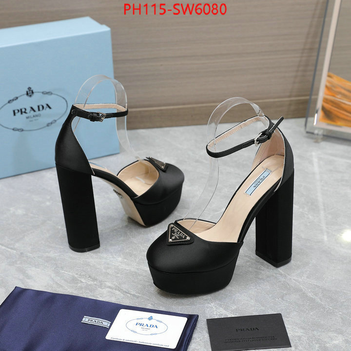 Women Shoes-Prada,highest quality replica , ID: SW6080,$: 115USD