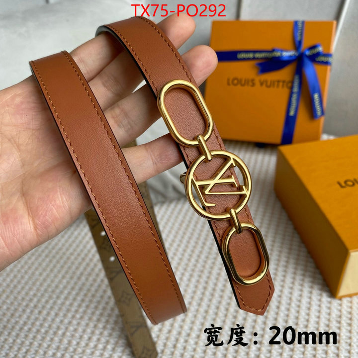 Belts-LV,the best quality replica , ID: PO292,$: 75USD