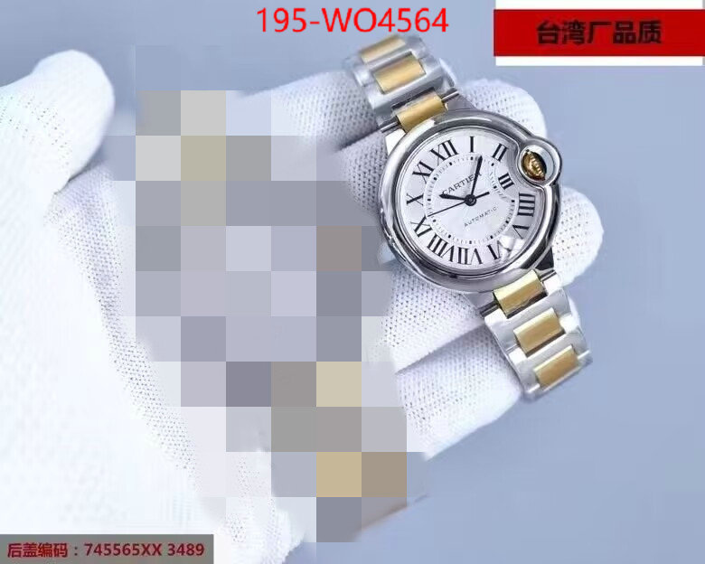 Watch(4A)-Cartier,best luxury replica ,ID: WO4564,$: 195USD