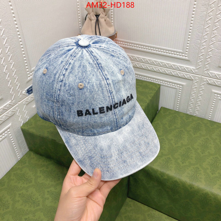 Cap (Hat)-Balenciaga,high quality happy copy , ID: HD188,$: 32USD