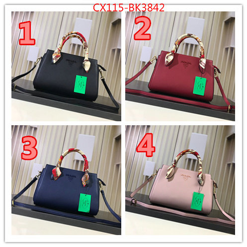 Prada Bags(4A)-Handbag-,ID: BK3842,$:99USD