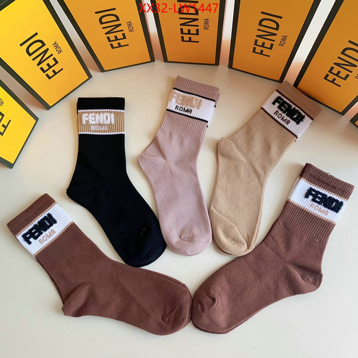 Sock-Fendi,high quality customize , ID: LW1447,$: 32USD