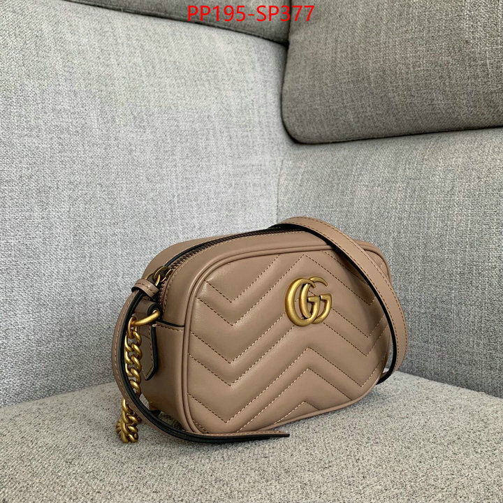 Gucci Bags(TOP)-Marmont,ID: BP377,$: 195USD