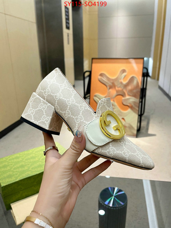 Women Shoes-Gucci,shop cheap high quality 1:1 replica , ID: SO4199,$: 115USD