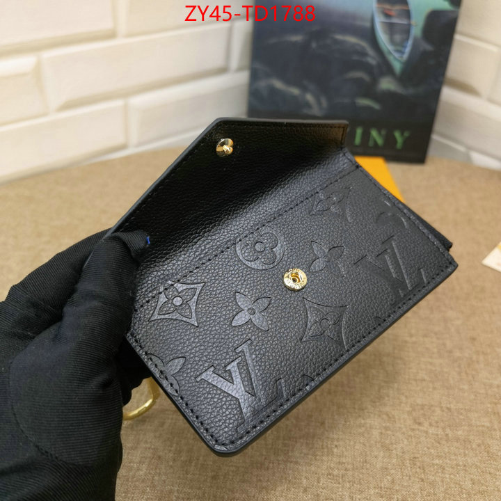 LV Bags(4A)-Wallet,ID: TD1788,$: 45USD