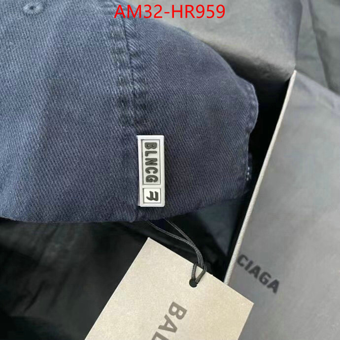 Cap (Hat)-Balenciaga,2023 aaaaa replica 1st copy , ID: HR959,$: 32USD