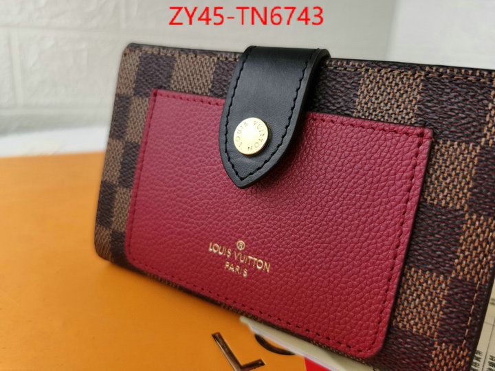 LV Bags(4A)-Wallet,ID: TN6743,$: 45USD