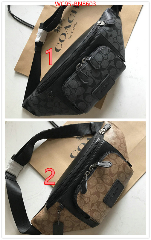 Coach Bags(4A)-Belt Bag-Chest Bag--,only sell high-quality ,ID: BN8603,$: 95USD