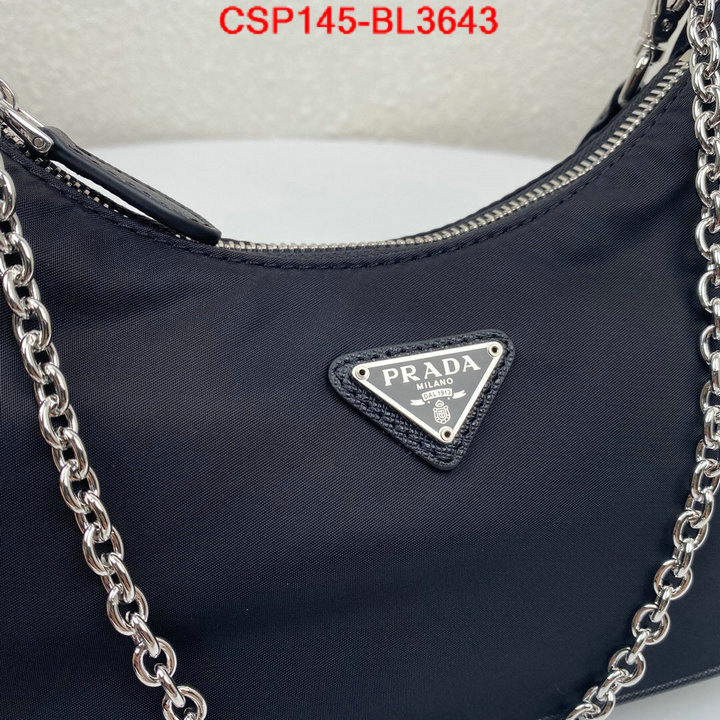 Prada Bags(TOP)-Re-Edition 2005,ID: BL3643,$: 145USD