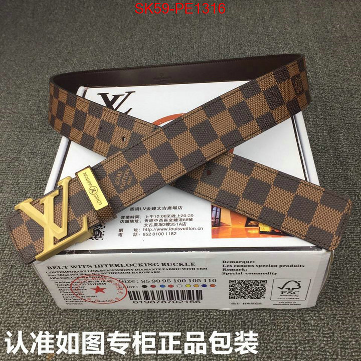 Belts-LV,brand designer replica , ID: PE1316,$: 59USD