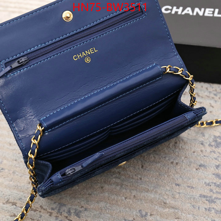 Chanel Bags(4A)-Diagonal-,ID: BW3511,$: 75USD