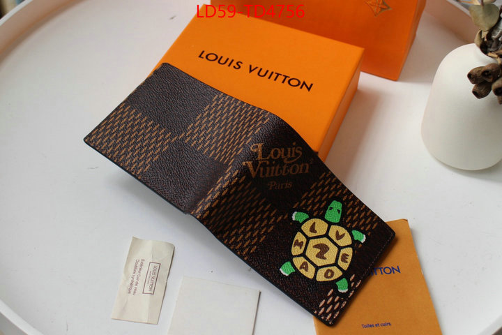 LV Bags(TOP)-Wallet,ID: TD4756,$: 59USD