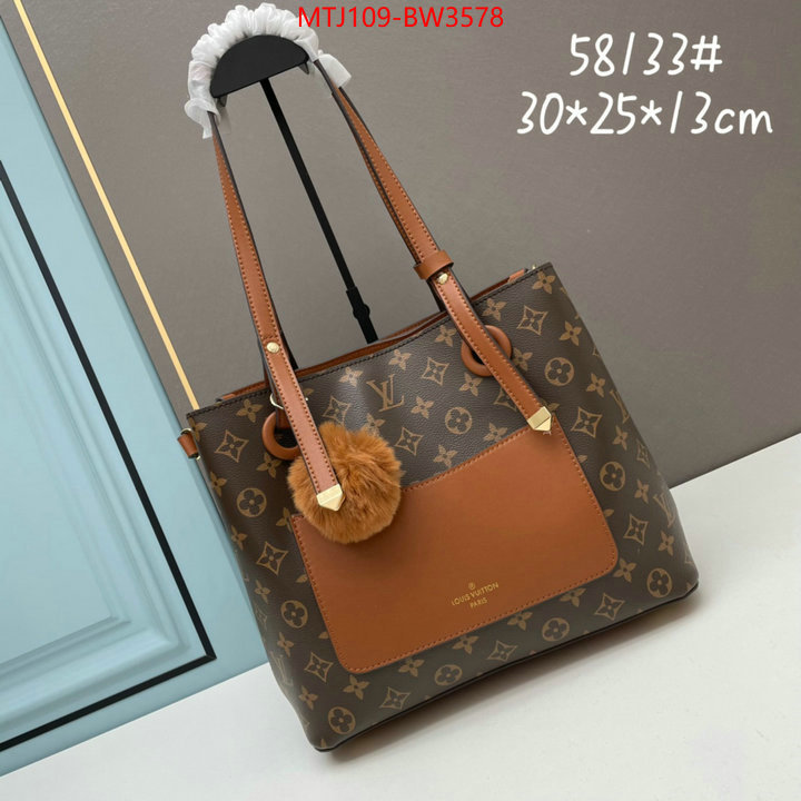 LV Bags(4A)-Handbag Collection-,replica ,ID: BW3578,$: 109USD