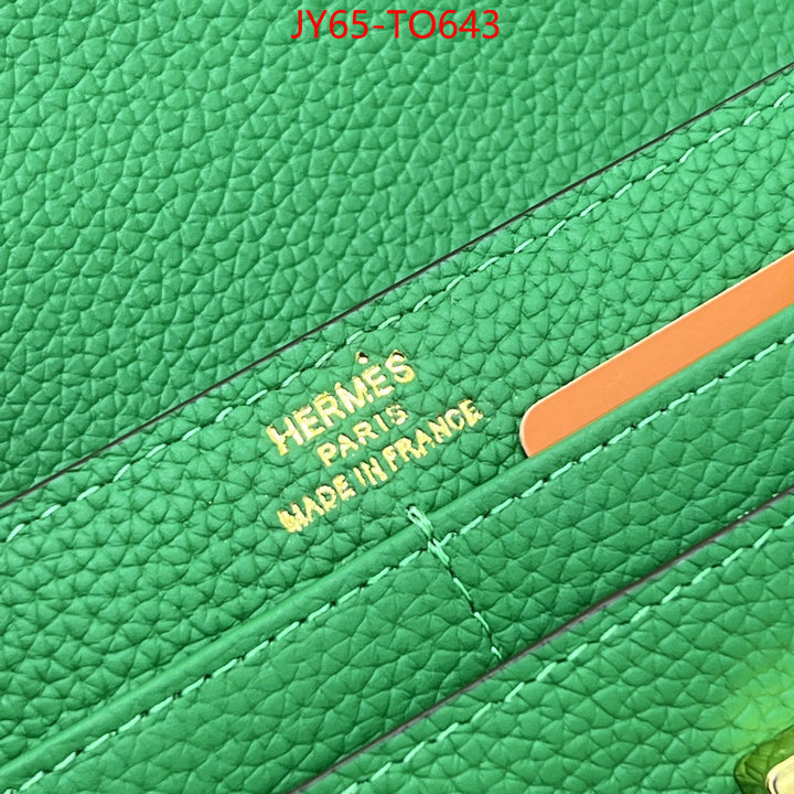 Hermes Bags(4A)-Wallet-,cheap wholesale ,ID: TO643,$: 65USD