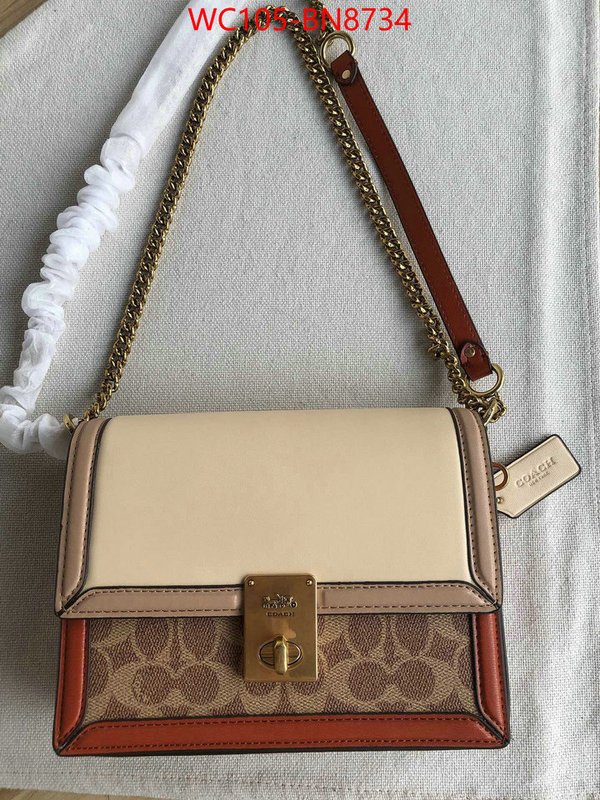 Coach Bags(4A)-Diagonal,replica aaaaa+ designer ,ID: BN8734,$: 105USD