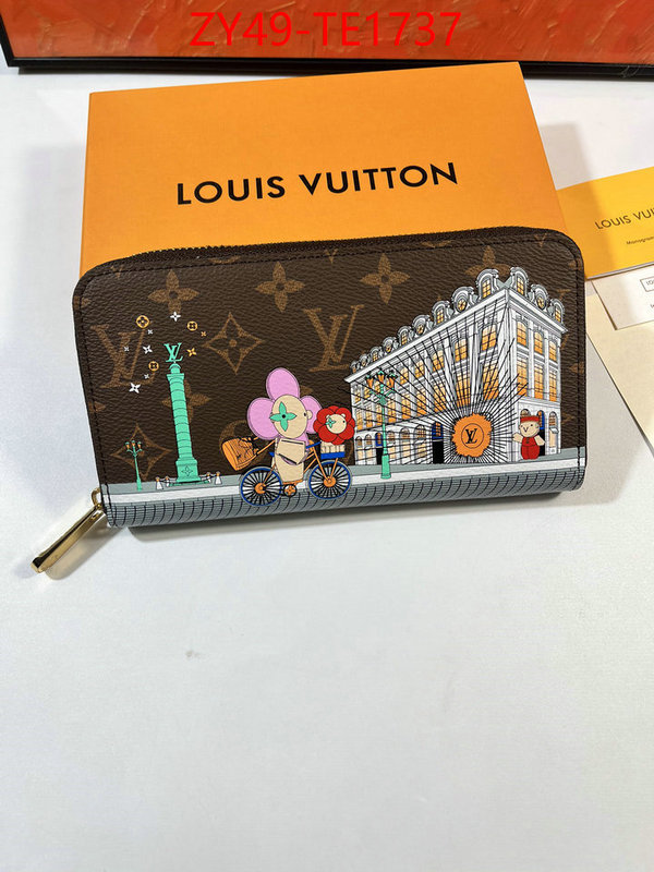 LV Bags(4A)-Wallet,replcia cheap from china ,ID: TE1737,$: 49USD