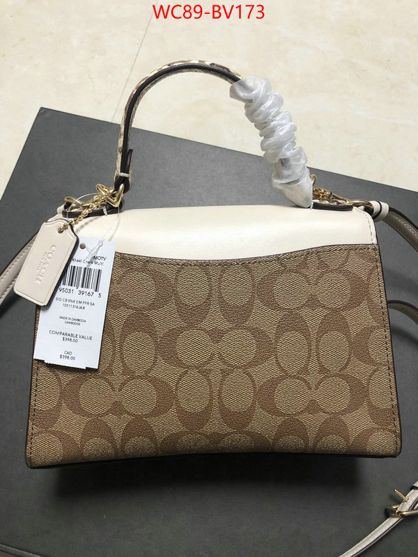 Coach Bags(4A)-Handbag-,1:1 replica wholesale ,ID: BV173,$: 89USD