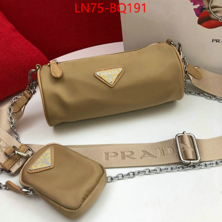 Prada Bags(4A)-Diagonal-,2023 perfect replica designer ,ID: BQ191,$: 75USD