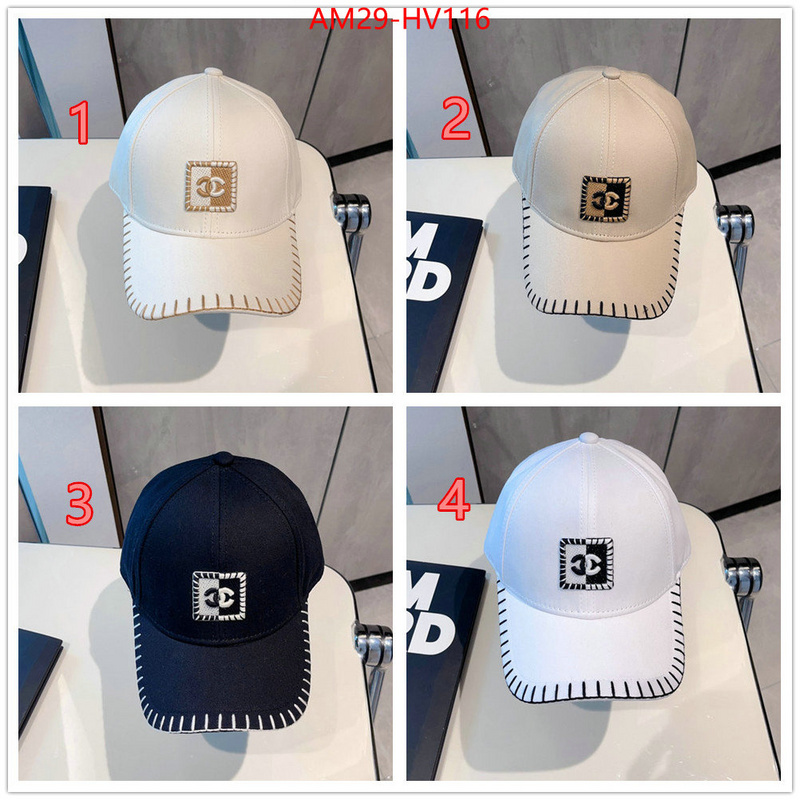 Cap (Hat)-Chanel,what is top quality replica ,ID: HV116,$: 29USD