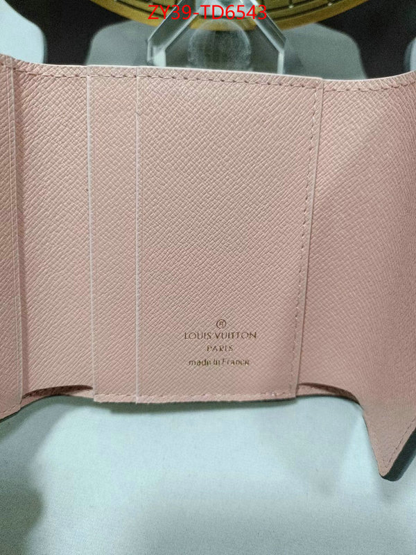 LV Bags(4A)-Wallet,new ,ID: TD6543,$: 39USD