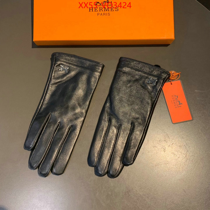 Gloves-Hermes,replica 1:1 , ID: VO3424,$: 55USD