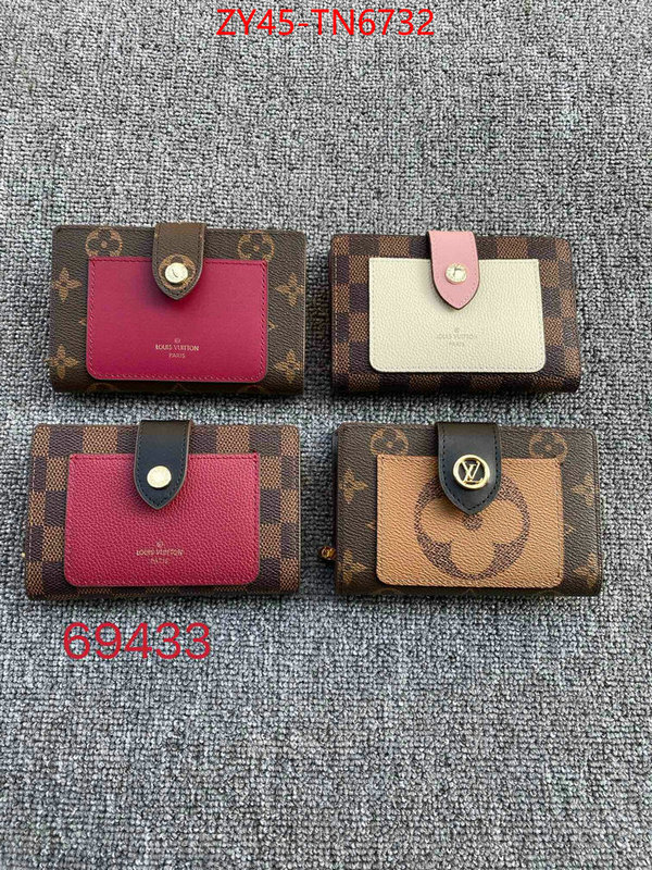 LV Bags(4A)-Wallet,ID: TN6732,$: 45USD