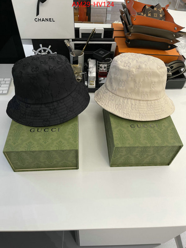 Cap (Hat)-Gucci,fashion replica , ID: HV124,$: 29USD