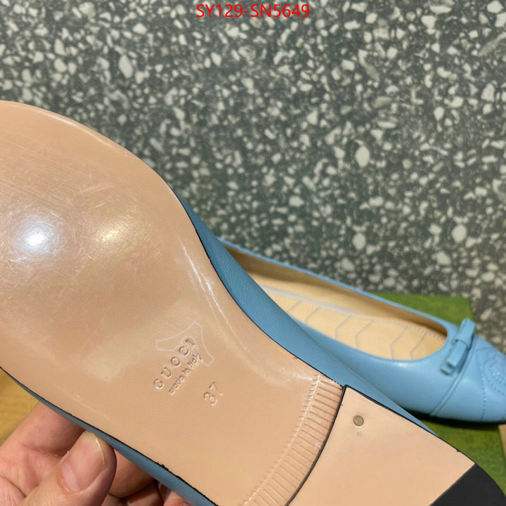 Women Shoes-Gucci,7 star quality designer replica , ID: SN5649,$: 129USD