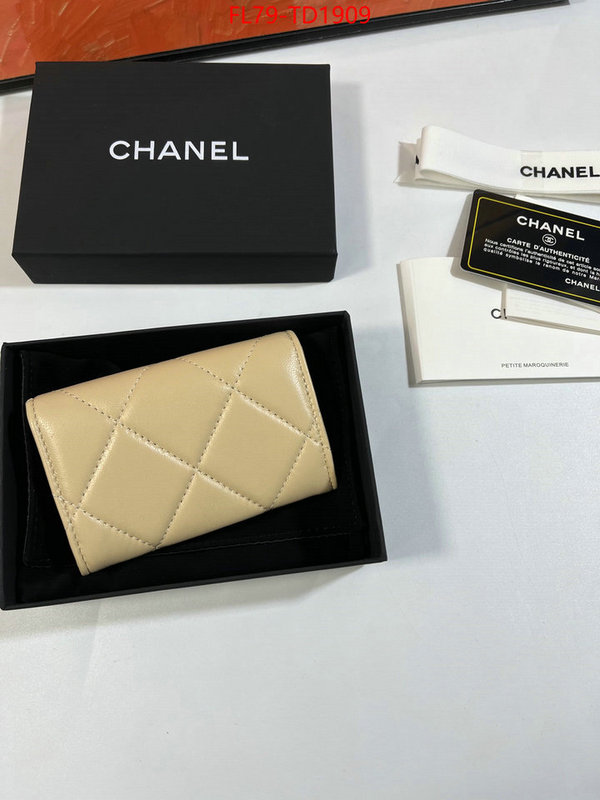 Chanel Bags(TOP)-Wallet-,ID: TD1909,$: 79USD