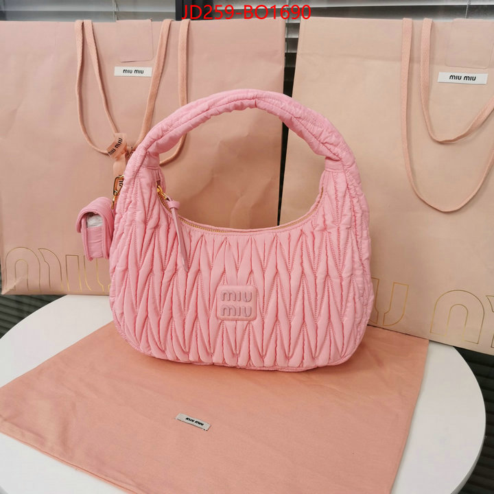 Miu Miu Bags(TOP)-Handbag-,sellers online ,ID: BO1690,$: 259USD