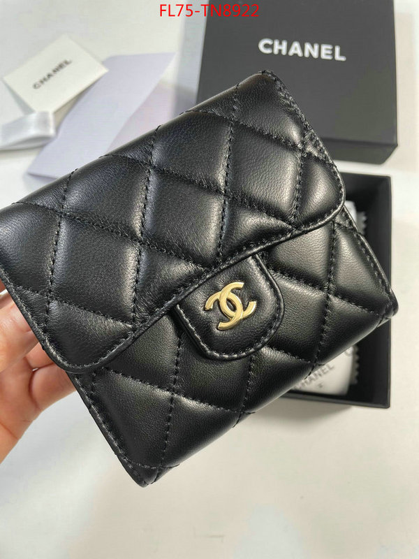 Chanel Bags(4A)-Wallet-,ID: TN8922,$: 75USD