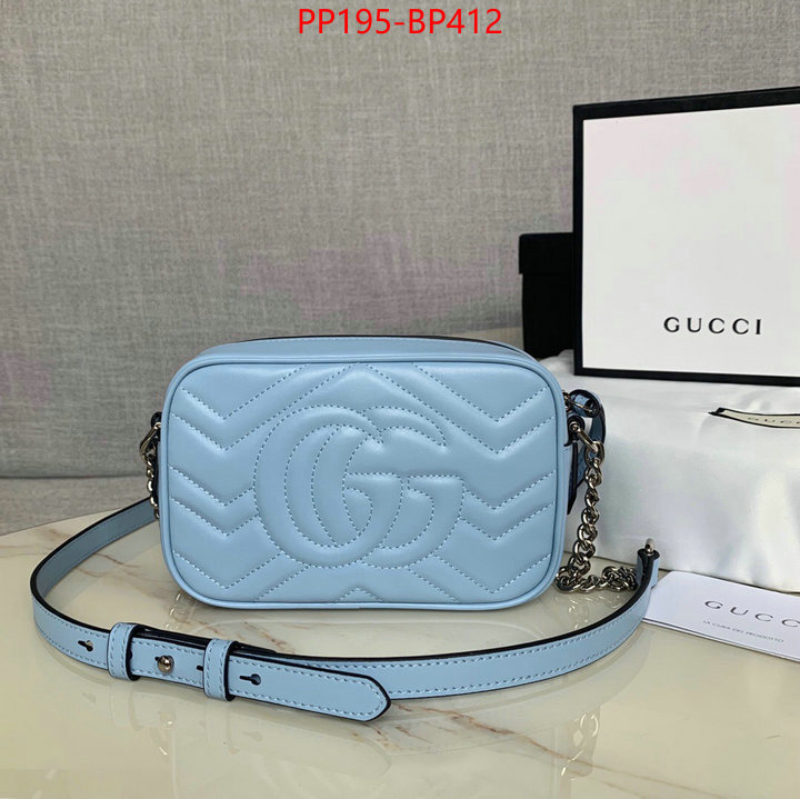 Gucci Bags(TOP)-Marmont,ID: BP412,$:195USD