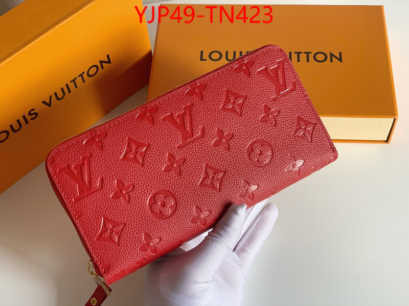 LV Bags(4A)-Wallet,ID: TN423,$: 49USD