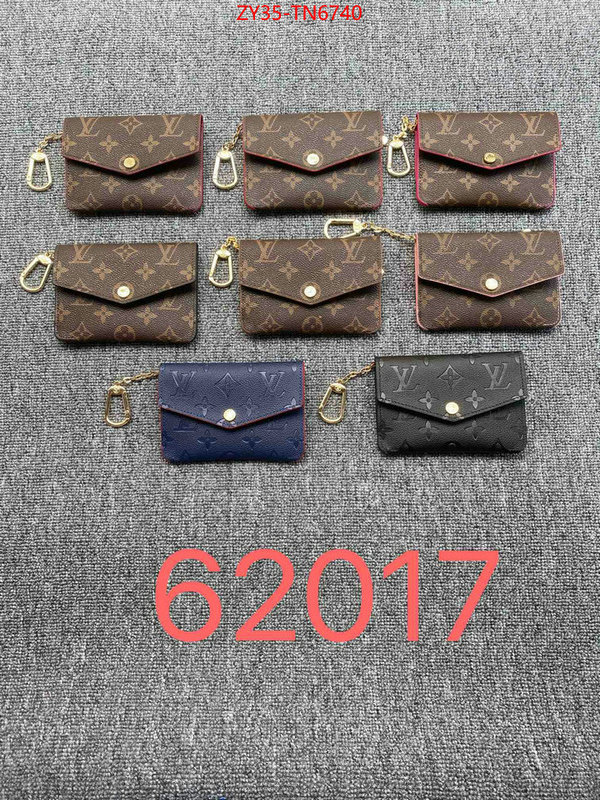 LV Bags(4A)-Wallet,ID: TN6740,$: 35USD