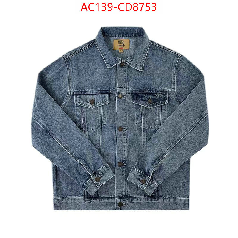Clothing-Denim Jackets,mirror copy luxury , ID: CD8753,$: 139USD