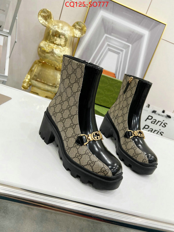 Women Shoes-Gucci,fake aaaaa , ID: SO777,$: 125USD